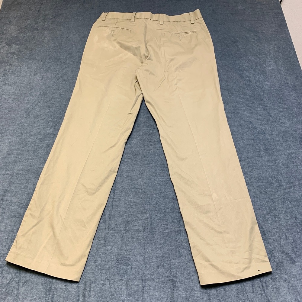 Dockers D2 Chino Pants Mens 34x32 Beige Cotton Stretch Straight Fit Formal Wear
